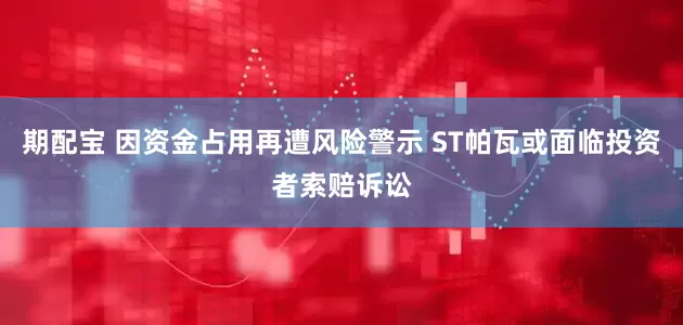 期配宝 因资金占用再遭风险警示 ST帕瓦或面临投资者索赔诉讼